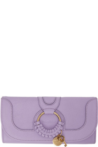 Purple Long Hana Wallet | SSENSE