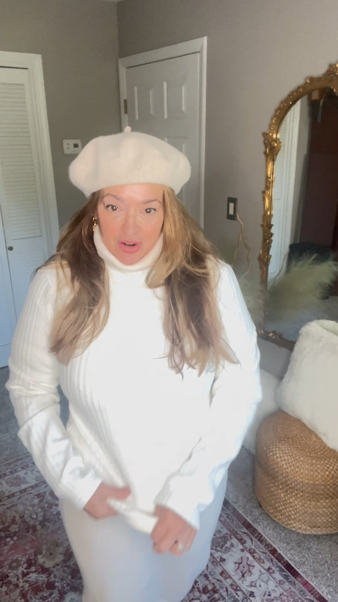 Fleece lined sweater in beautiful winter white. Perfect for campfires, parades and winter activities. 

#LTKStyleTip #LTKActive #LTKParties