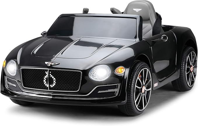 Kids Ride On Car 12V Licensed Bentley Electric Powered Vehicle w/Remote Control MP3, Black | Amazon (US)