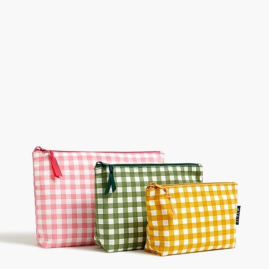 Canvas pouches set-of-three | J.Crew Factory