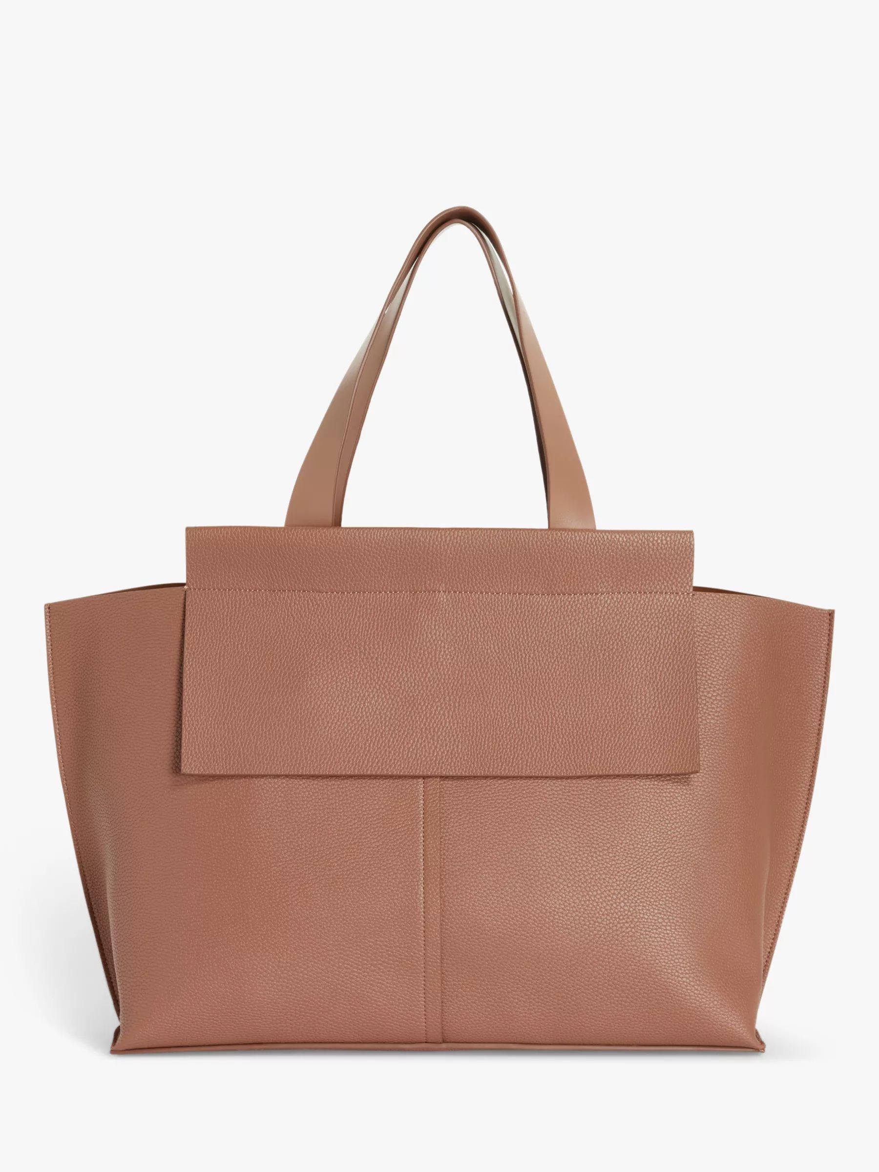 Kin Triple Compartment Tote Bag, Tan | John Lewis (UK)