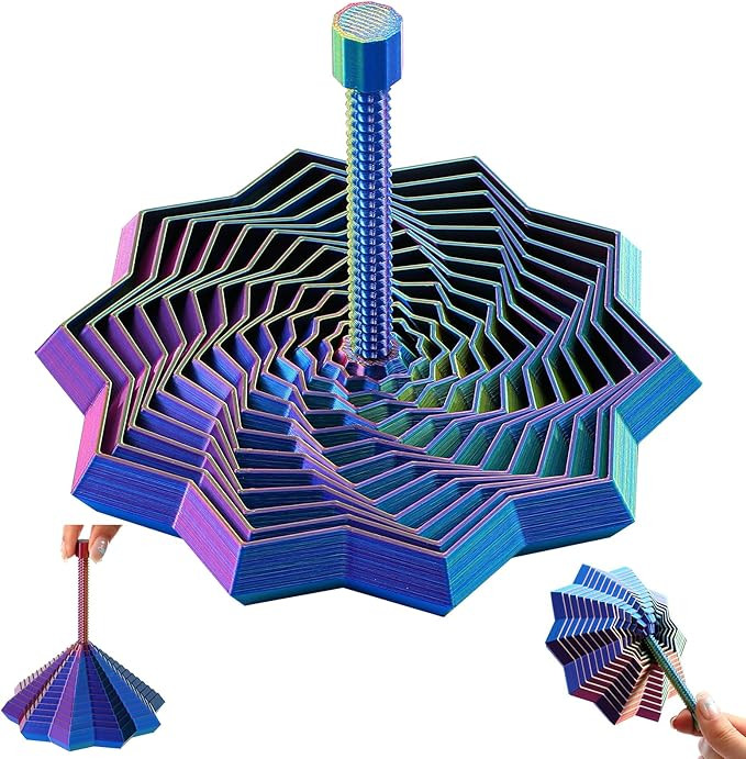 3D Printed Star Easter Fidget Toys Adults Teen with Detachable Handle, Dual Motion Sensory Toys w... | Amazon (US)
