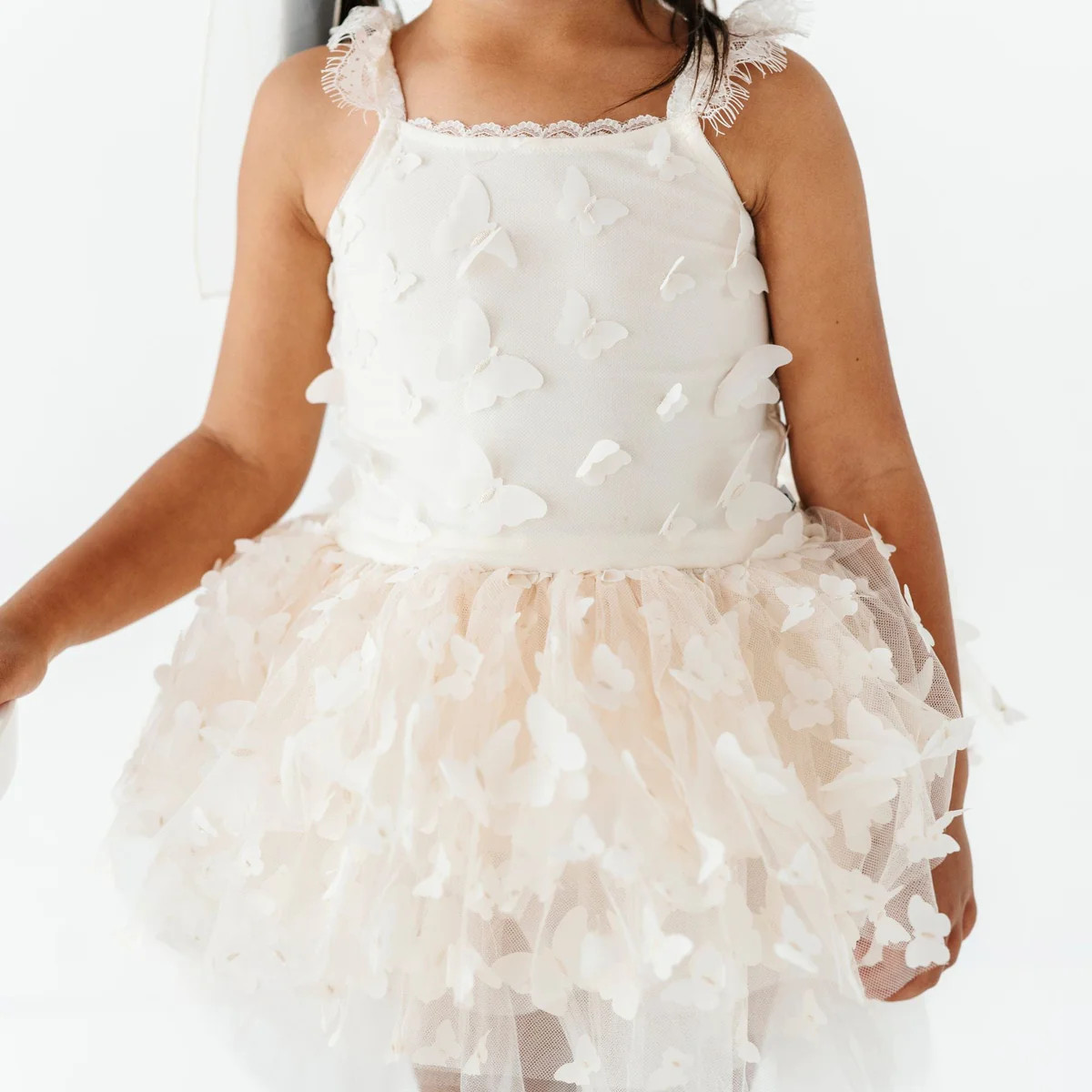 Pearl Butterfly Tulle Tutu Dress | Bums & Roses