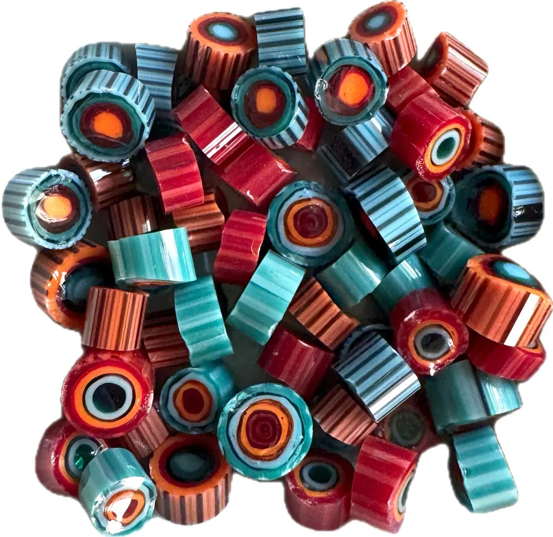 COE 104 Firestorm by Lori and Kim Murrini Murrine - Etsy | Etsy (US)