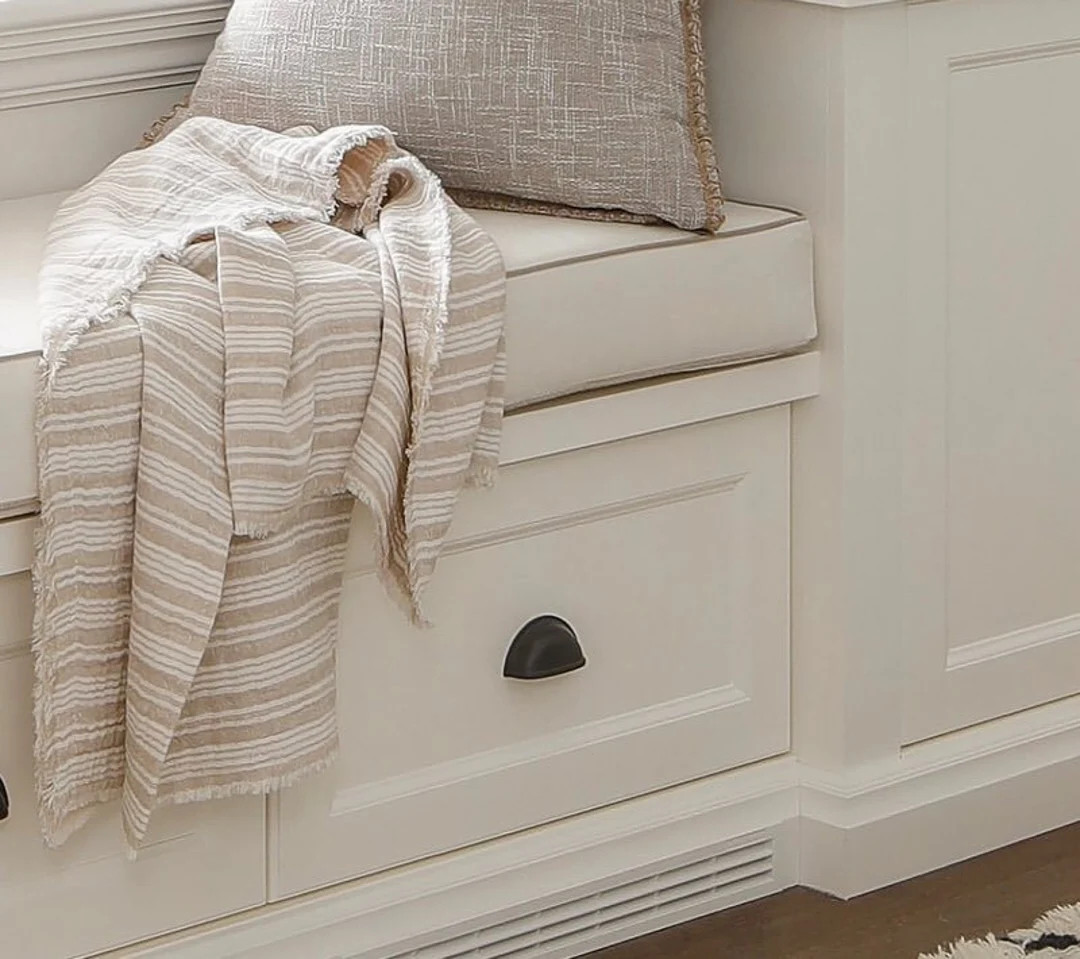 Custom Bench Cushions. Linen Textured Firm Bench Cushions - Etsy Canada | Etsy (CAD)