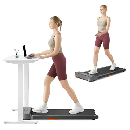 WALKINGPAD Z1SE Walking Pad for Home Office, Under Desk Treadmills 2.25 HP Portable Walking Jogging Machine with 265 lbs Weight Capacity Remote Control and LED Display (Gray) | Amazon (US)