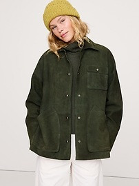 Heritage Suede Jacket | Banana Republic (US)