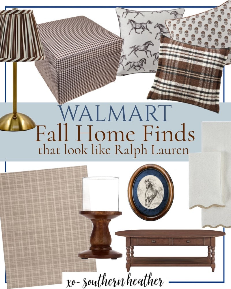 Walmart Fall Home Finds (that look like Ralph Lauren)