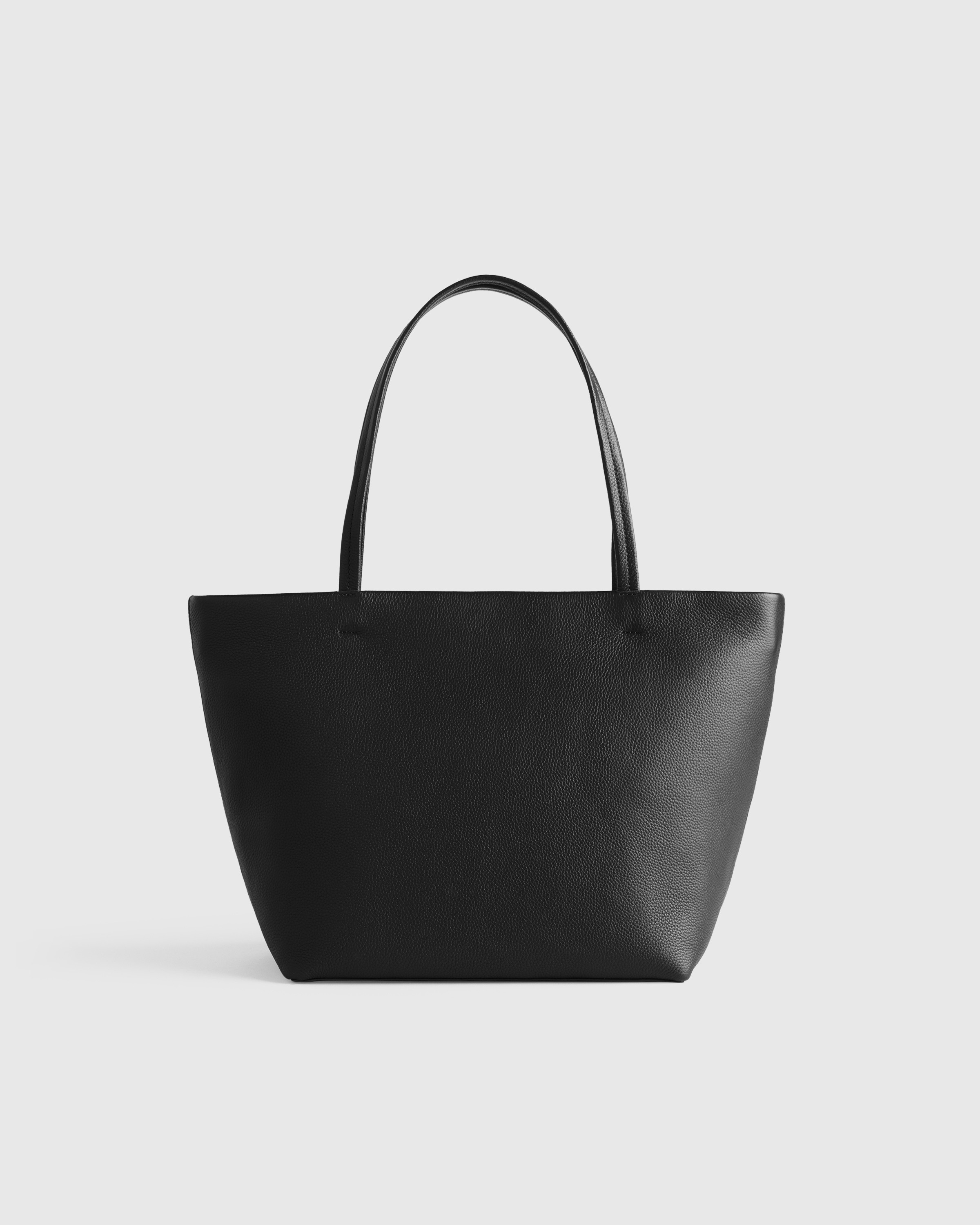 Quince | Women's Italian Leather Soft Shopper Tote in Warm Taupe | Quince