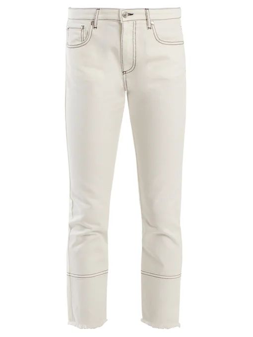 High-rise straight-leg cropped jeans | MSGM | Matches (US)