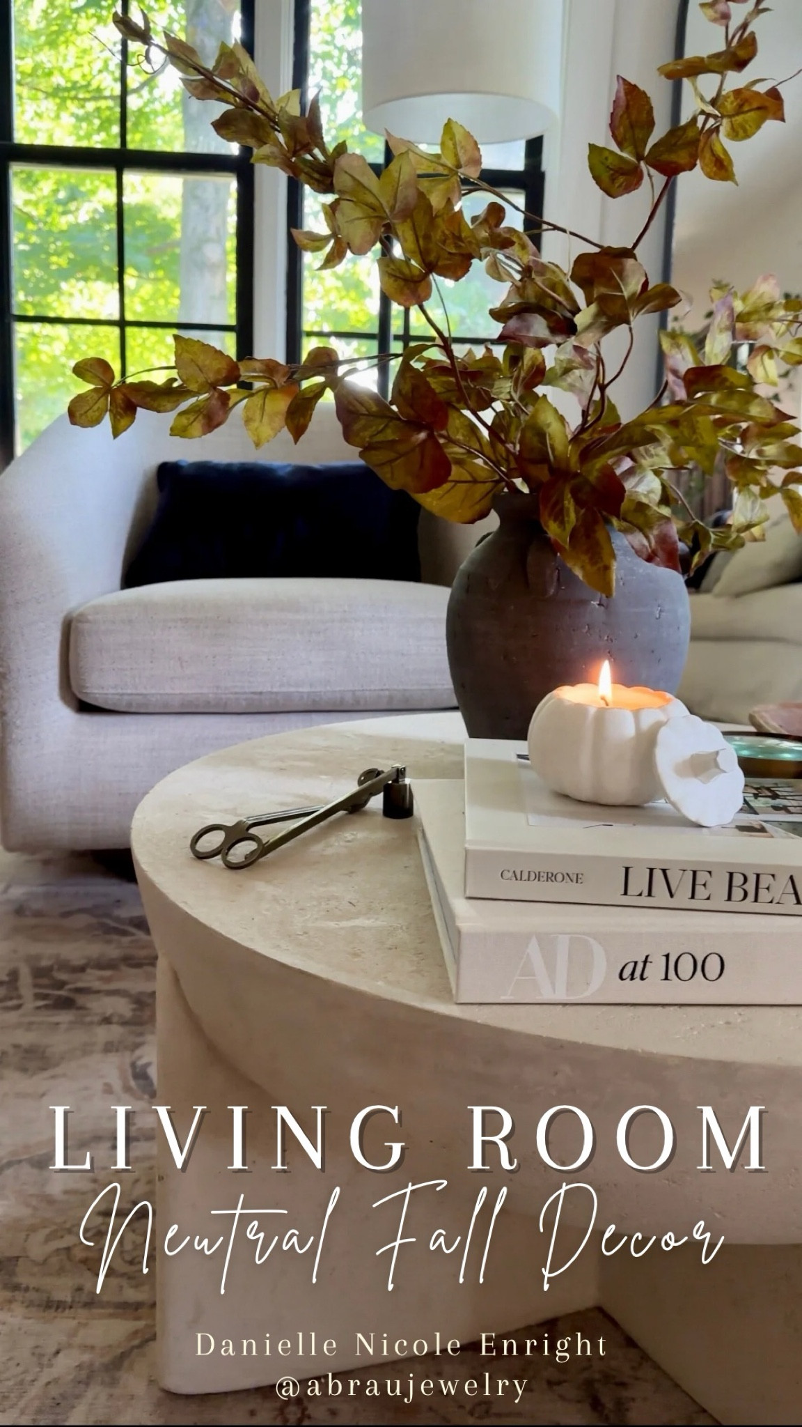 My Small Living Room Decor styled for fall 🍂

🏷️ round coffee table , west elm coffee table , swivel chairs , faux fall stems , candle , coffee table books , living room rug

#LTKHome