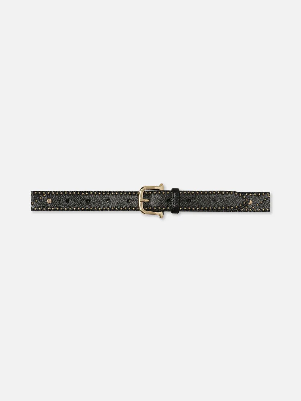 Embellished Belt  in  Black | Frame Denim