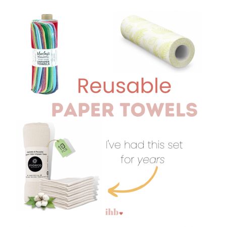 Shop these highly rated reusable paper towels options. My family has used one set for years and they are still holding up.
#ecofriendly #gogreen

#LTKhome