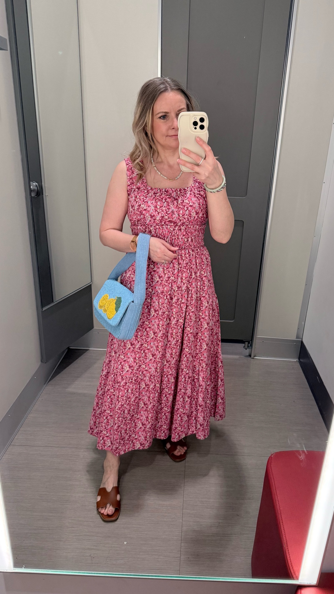 Love this outfit for spring and summer. The beaded shoulder bag resembles the Anthropologie one, but it’s significantly cheaper. The dress is perfect for Easter. You can order it online and pick it up in store to ensure you have it in time. Fits tts and it’s 25% off. 

#LTKOver40 #LTKPetite #LTKSeasonal