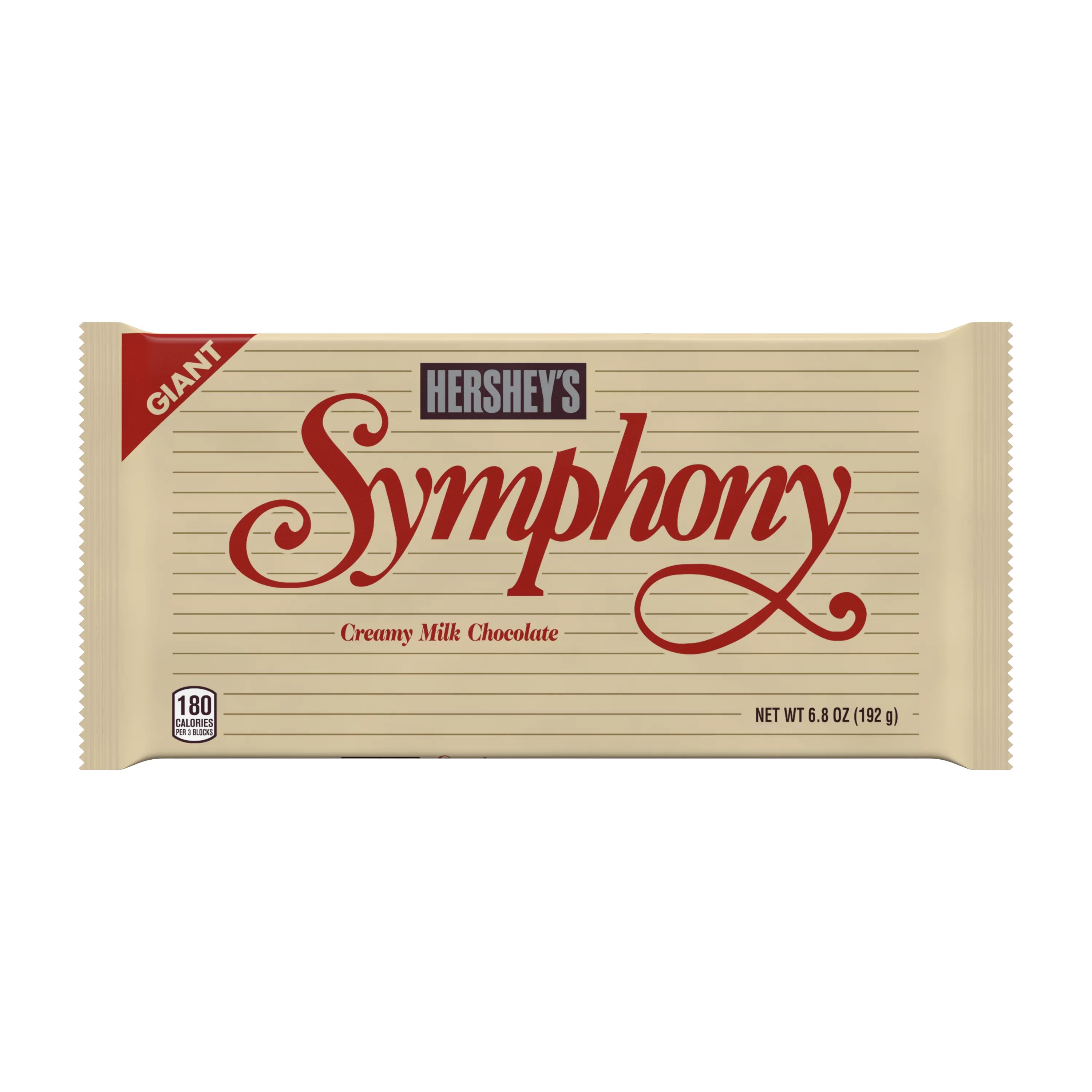 Hershey's Symphony, Milk Chocolate Giant Candy Bar, 6.8 Oz. | Walmart (US)