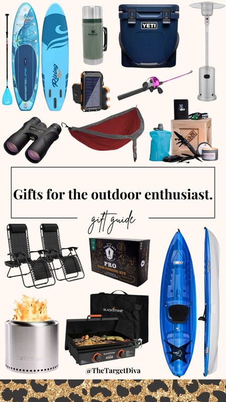 GIFTS FOR THE OUTDOOR ENTHUSIAST: These are some of my favorite gift ideas for anyone who enjoys being outdoors! 🎁 AND, some of these gifts are on sale right now! 👏🏼

#giftidea #giftguide #giftsfortheoutdoorenthusiast #outdoorgifts #giftsforhim #giftsforher #christmasgift #holidaygift #holidaygiftguide #christmas #holidays #stockingstuffer #giftsfordad #giftsforgrandpa #giftsforhusbands #giftsforboyfriends #boygifts #amazon #amazonfinds #target #targetfinds #walmart #walmartfinds #academy #academyfinds #blackfriday #cybermonday #cyberweek #sale #sports #kayak #hammock #grill #blackstonegrill #standuppaddleboard #fishingpole #fishingsupplies #lawnchairs #zerogravitychairs #firepit #solostove #mancrate #binoculars #yeti #yeticooler #outdoorheater #camping #portablecharger #stanley #thermos




#LTKGiftGuide #LTKHoliday #LTKCyberweek