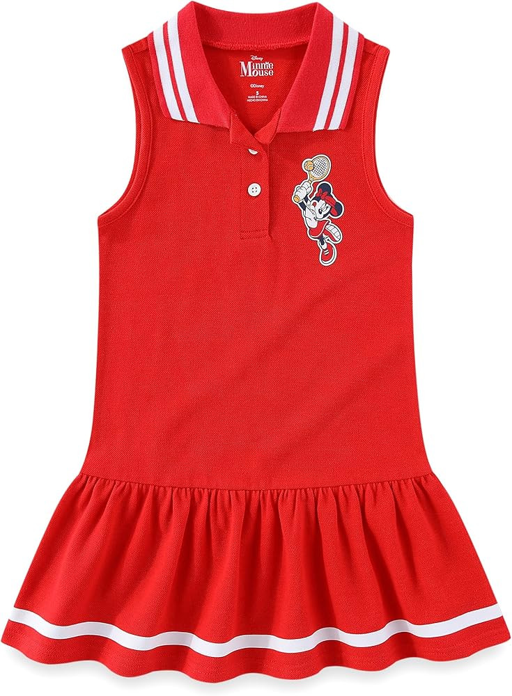 Disney Minnie Mouse Girls Sleeveless Tennis Dress for Toddler and Big Kids | Amazon (US)