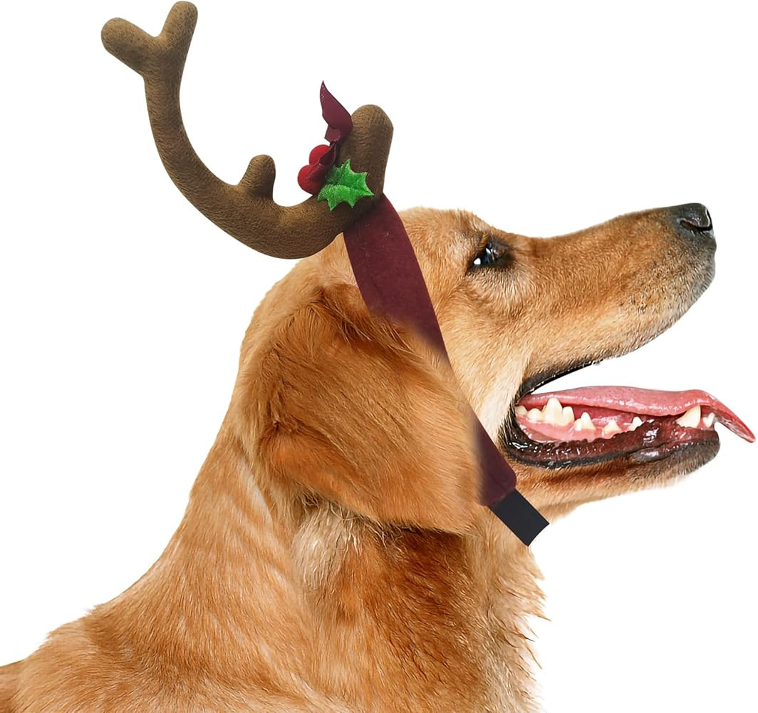 Antler Horn Headpiece Reindeer Headband Costume Hat Horn Christmas Gift Headband Accessories | Amazon (US)