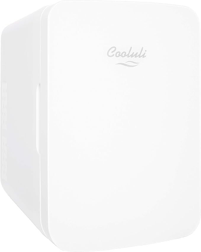 Cooluli 10L Mini Fridge for Bedroom - Car, Office Desk & College Dorm Room - 12v Portable Cooler ... | Amazon (US)
