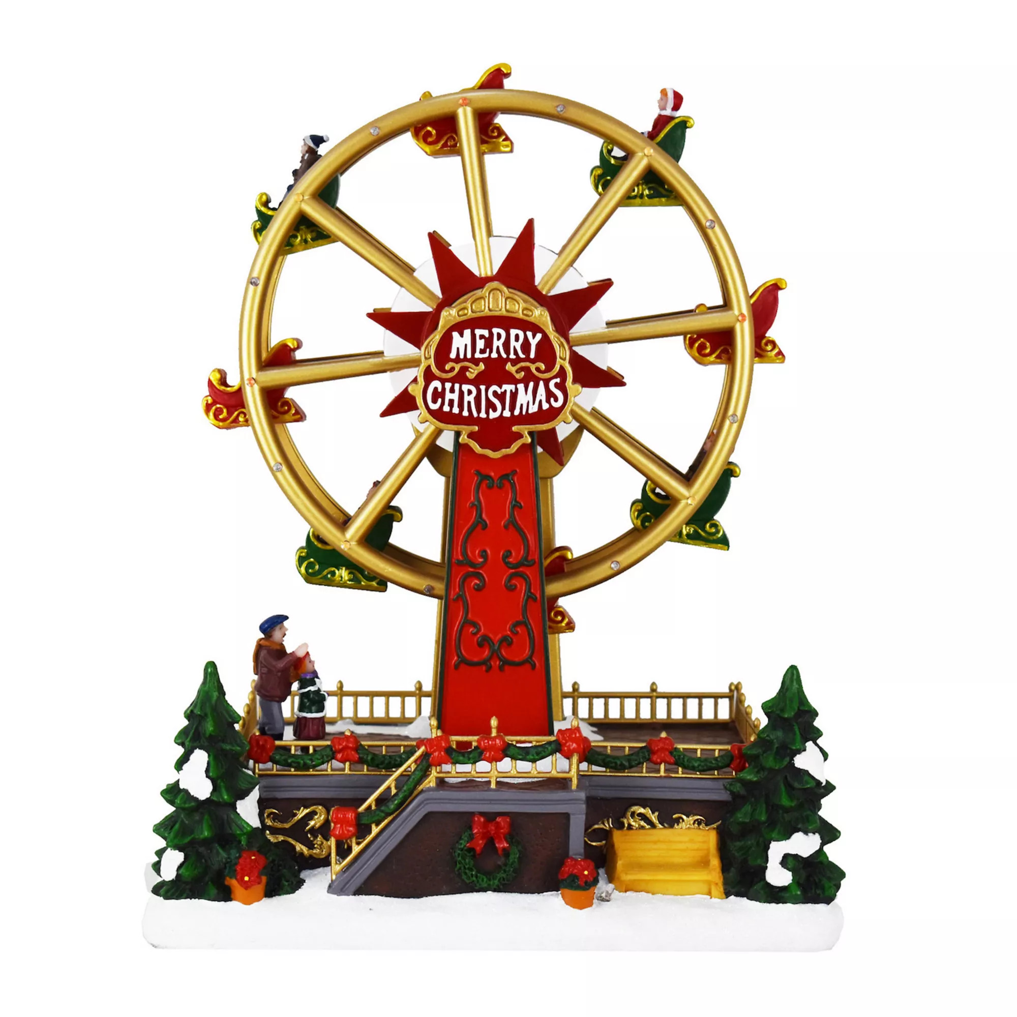 St. Nicholas Square® LED Musical Merry Christmas Ferris Wheel Table Decor | Kohl's