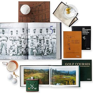 "Book of Golf Courses" Leather Bound Book | Mark and Graham