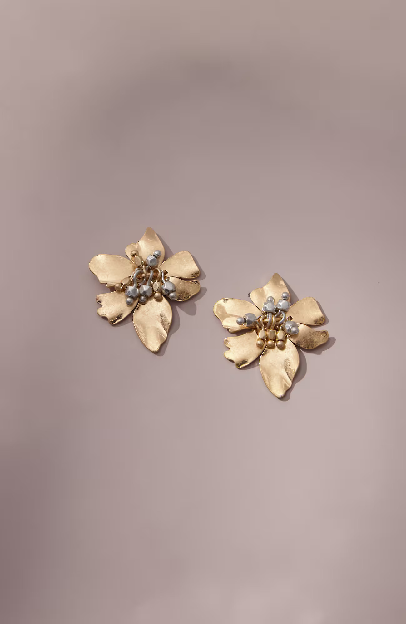 J.Jill Goldtone Flower Earrings | J. Jill