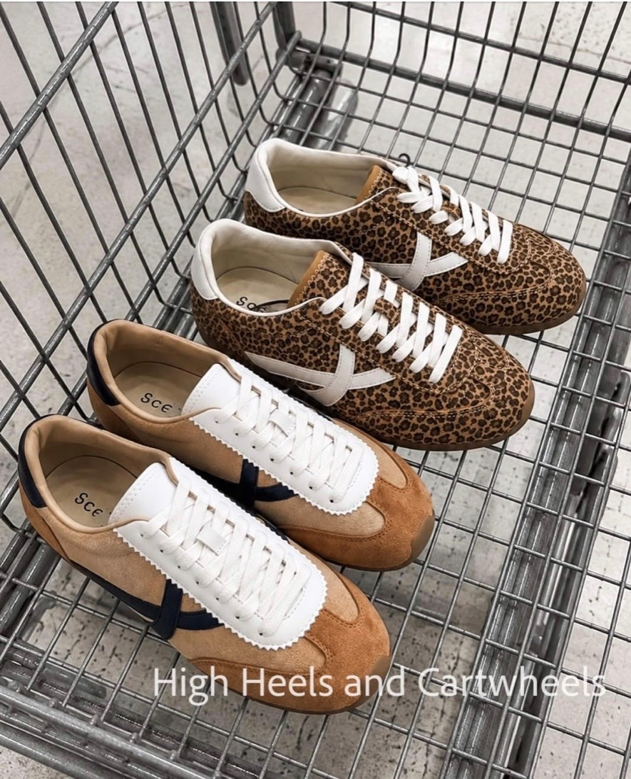 Are these sneakers Walmart or designer?!🤔 Walmart's new Scenario brand is TOO CUTE and these sneakers are FAB!🤩