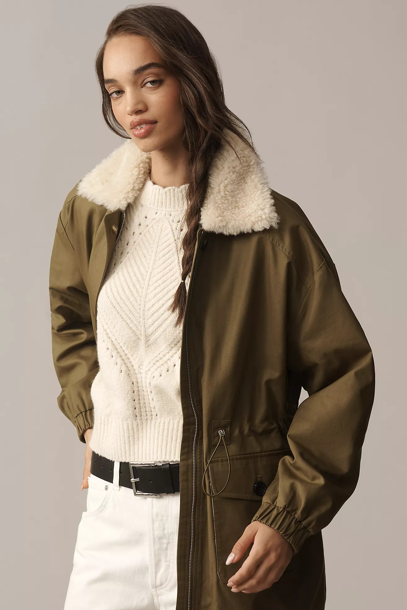 Avec Les Filles Oversized Cinched Utility Jacket | Anthropologie (US)