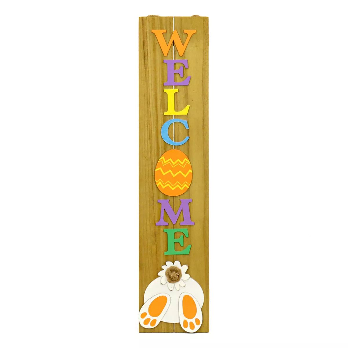 National Tree Company 43" Welcome Easter Sign Porch Decoration, Easter Collection, | Target