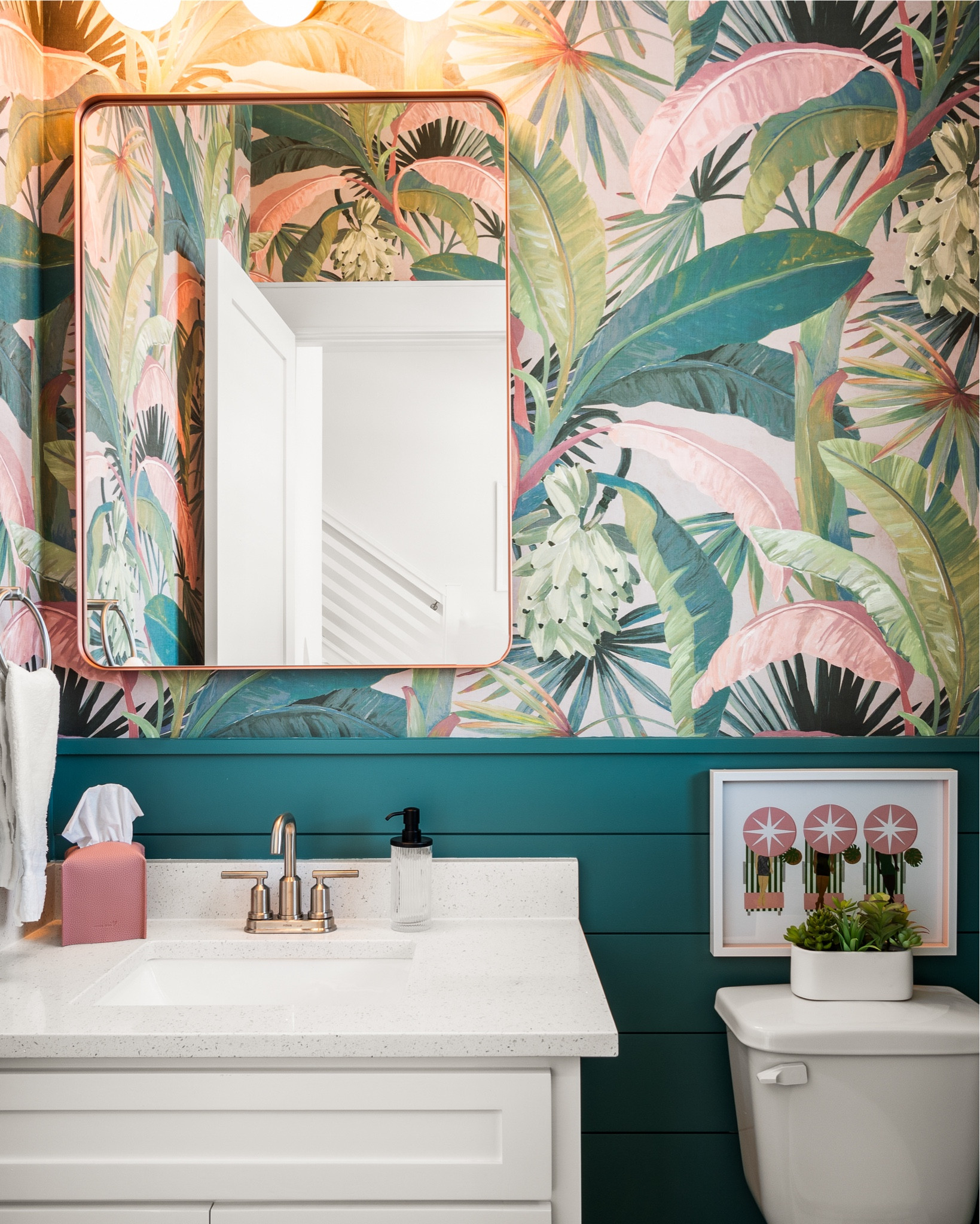 Statement powder bath! 🦩🌴 Pink hues and ocean vibes come together with stunning wallpaper and unique details.

#powderbath #wallpaper #coastaldesign #coastalmodern #luxuryinteriordesign #highendinteriordesign #custominteriordesign #beachhousedesign #oceansidedesign #interiordesignteam #dreamhome



#LTKHome #LTKFindsUnder50 #LTKFindsUnder100
