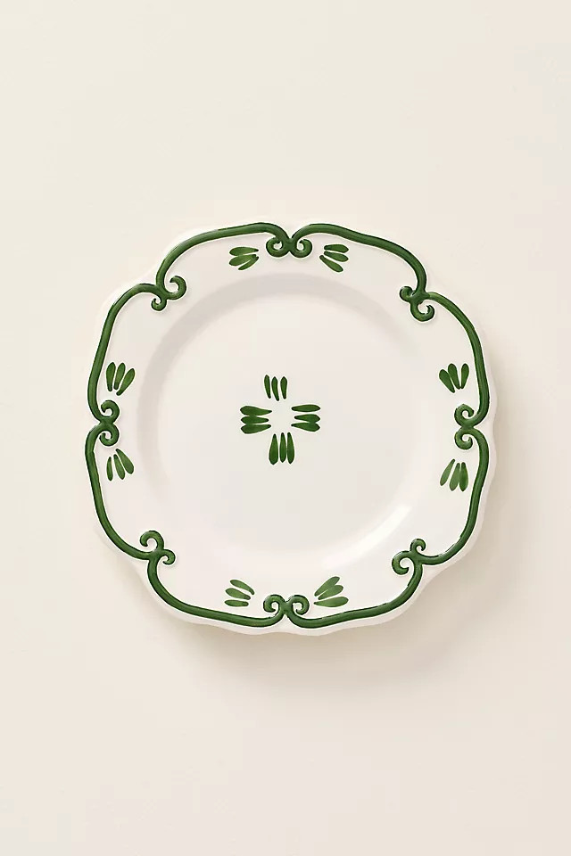 Vanessa Italian Earthenware Dessert Plate, Set of 4 | Anthropologie (US)