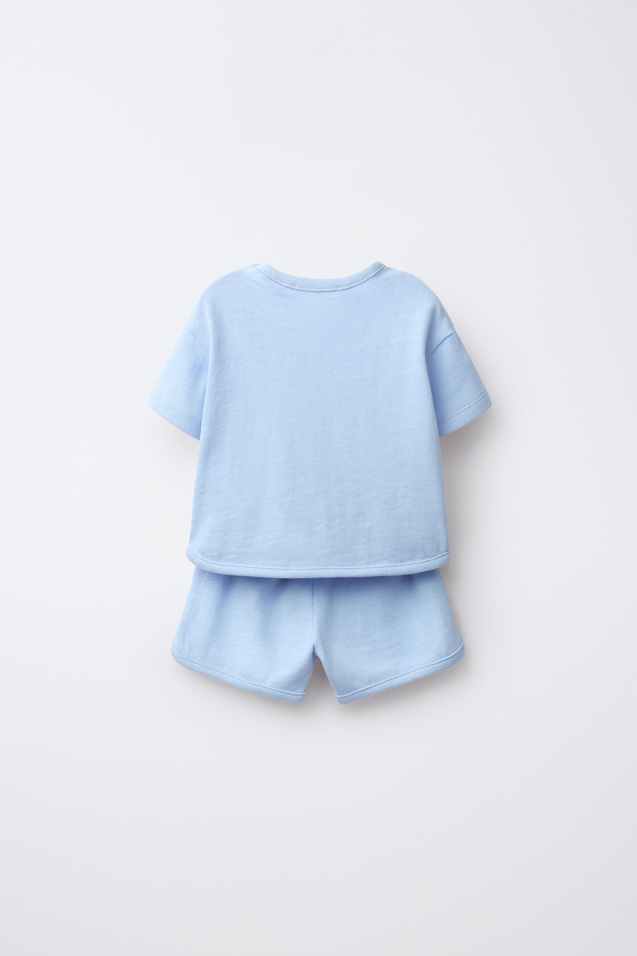 FLAMÉ T-SHIRT AND BERMUDA SET | Zara US