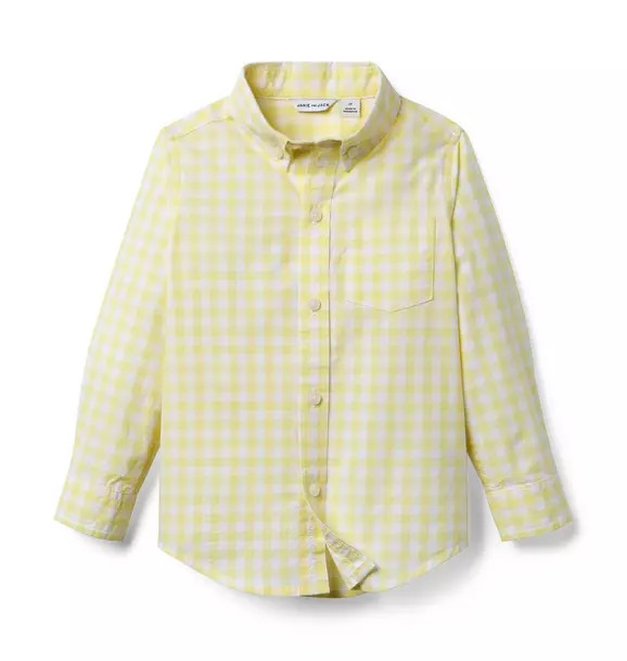 Gingham Poplin Shirt | Janie and Jack