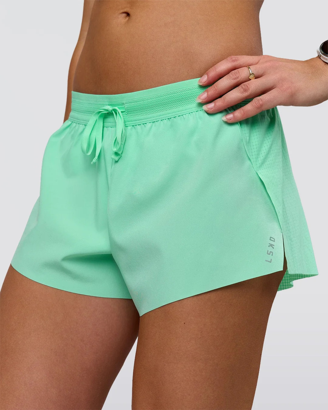 Accelerate 3" Mid-Rise Running Short - Jelly Mint | LSKD | LSKD