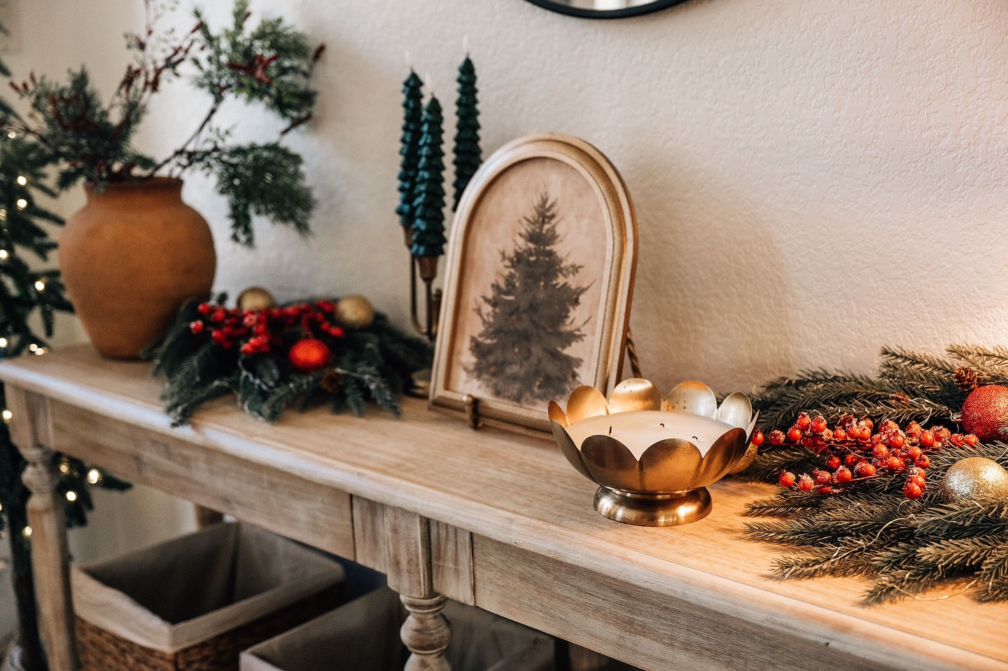 The cozy festive corners are up,
the lights are on low,
and there’s a baby determined to explore every bit of it,
making himself at home.

I love creating cozy corners, even knowing they’ll be explored, rearranged, and lived in almost immediately because that’s exactly how they’re meant to be.

#cozychristmas #cozyhome
#motherhood #homemaker