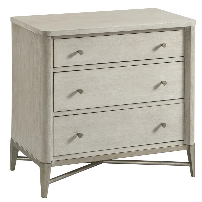 Chessa 3 Drawer Nightstand | Wayfair North America