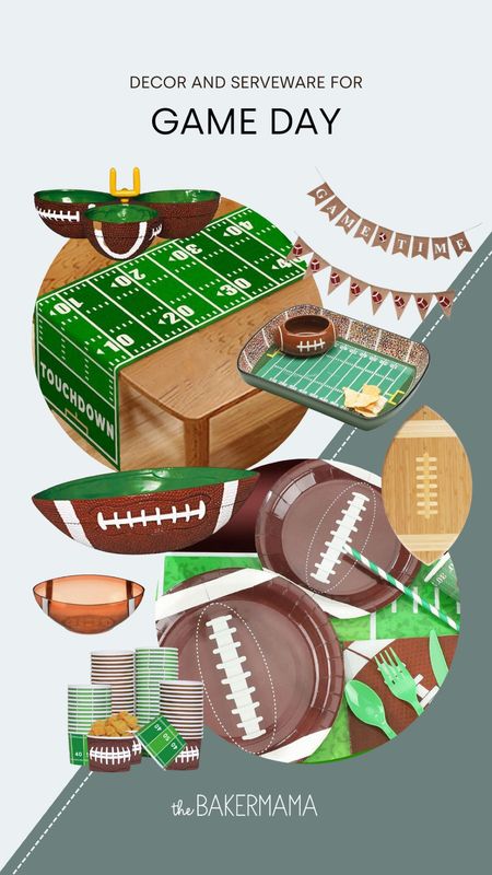 Shop my favorite game day decor and serveware for football watch parties and tailgates! 🏈💚
Game Time | Game Day | Touchdown | Home Team

#LTKU #LTKSeasonal #LTKparties