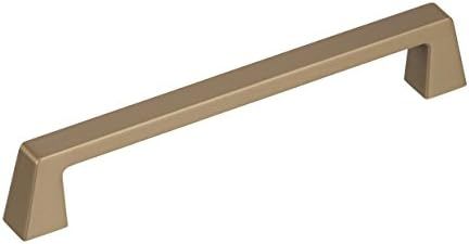 Amerock Blackrock Cabinet Pull | 6-5/16 in (160 mm) Center-to-Center | Golden Champagne | 5 Pack | Amazon (US)