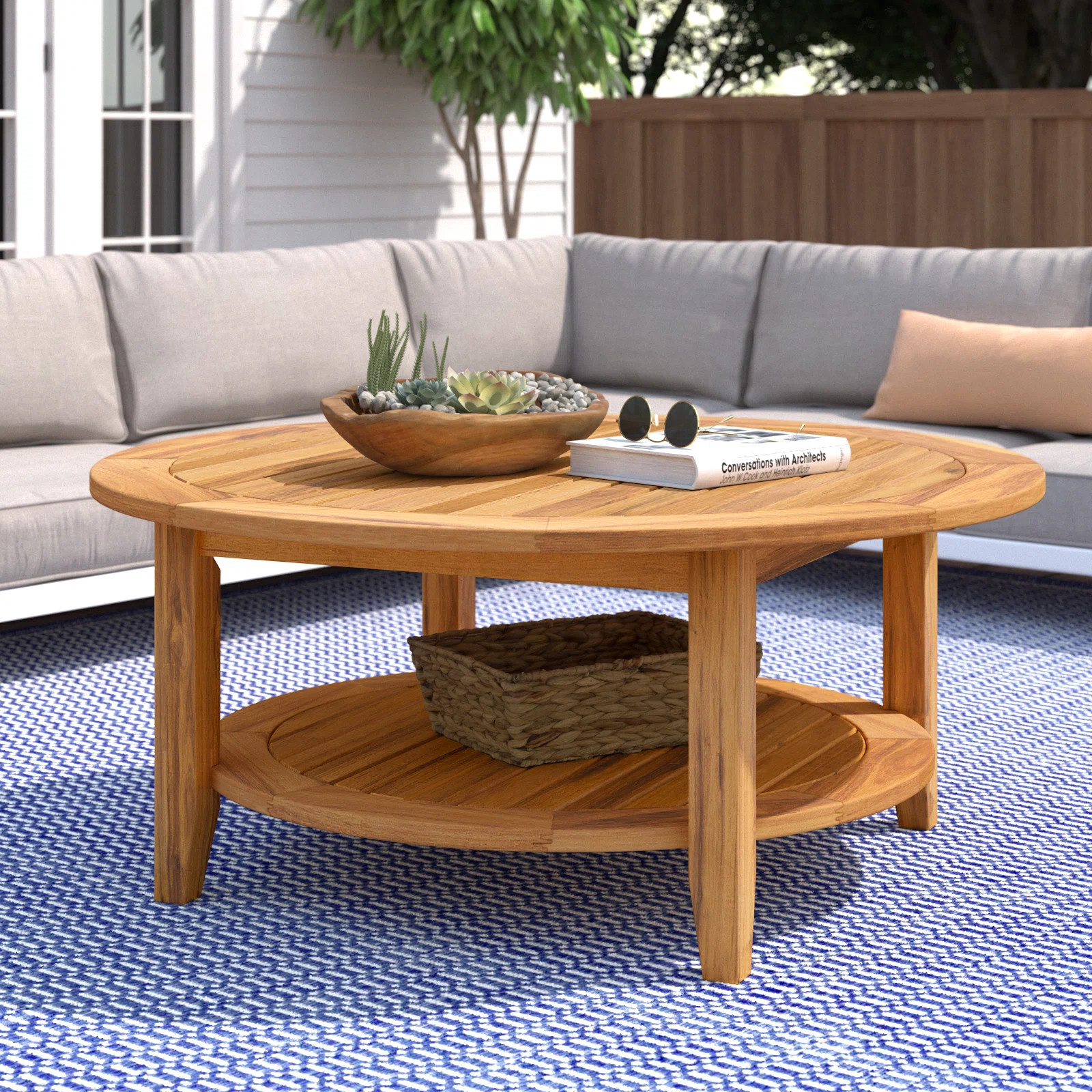 Summerton Teak Solid Wood Coffee Table | Wayfair North America
