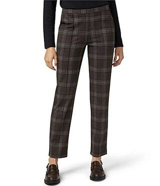 HUE Plaid Pull-On Trouser Leggings - S | Dillard's