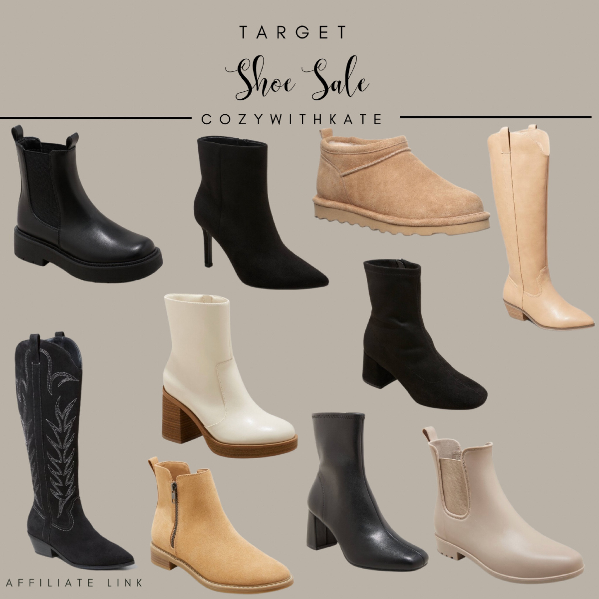 Target shoe sale! 30% OFF all boots! 

#target #targetstyle #ltk #ltkunder #ootd ##ltksalealert #discoverunder #style #ltkit #targetfinds #influencer #ltkfamily 

#LTKsalealert #LTKHoliday #LTKfindsunder50