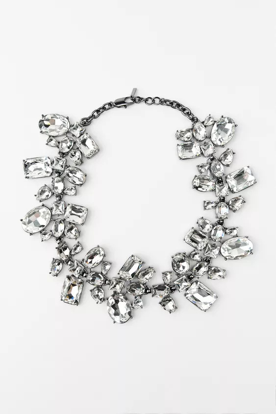COLLANA CON ELEMENTI GIOIELLO | Zara IT