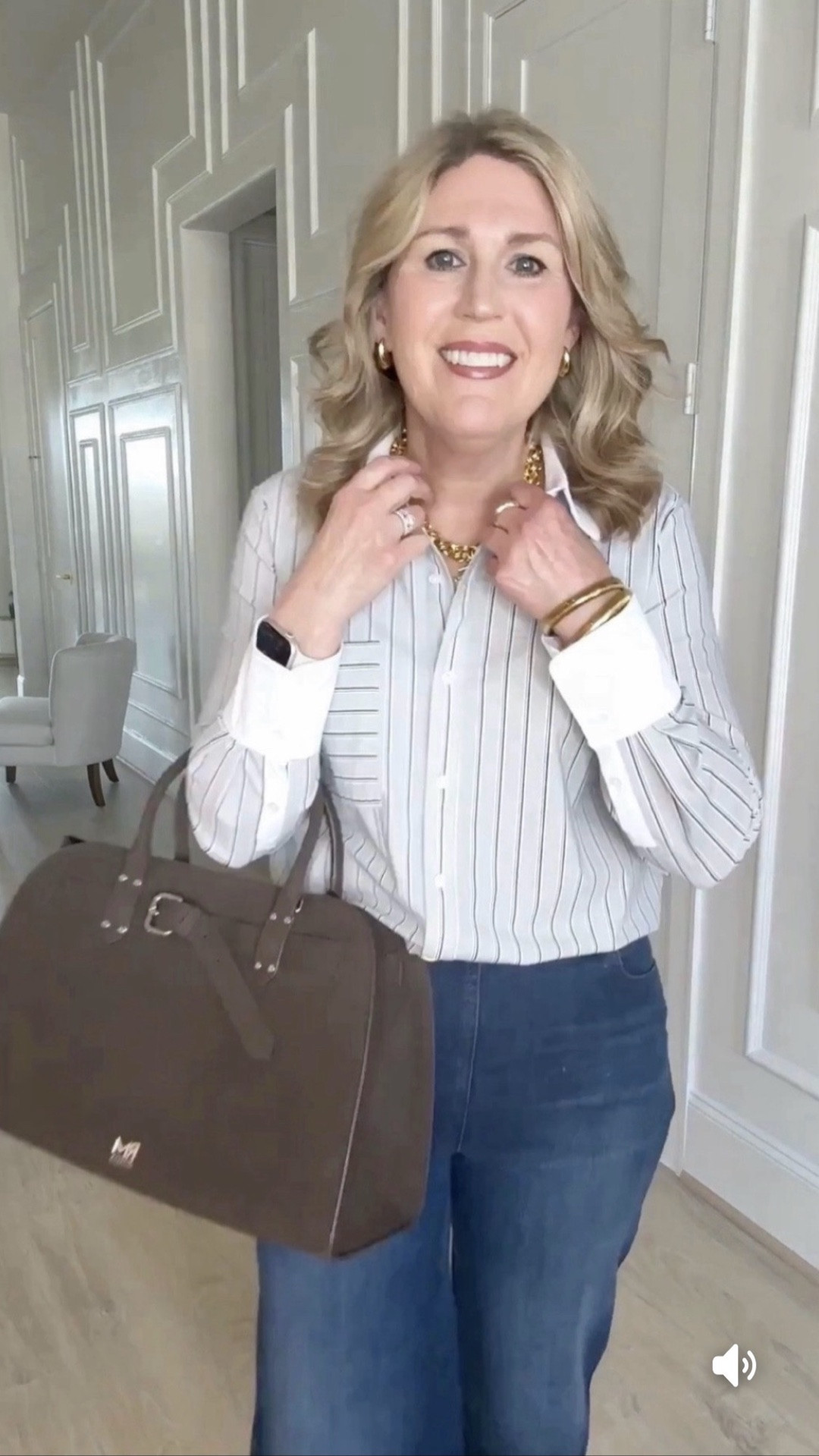 Lovely workwear
➡️ Shirt is stretchy. Fits tts.
🙌 Denim is stretchy. Runs tts. 
Peacoat is stretchy. Runs tts. Loving these pieces!  On sale! ♥️

#LTKWatchNow #LTKShoeCrush #LTKParties #LTKStyleTip #LTKItBag #LTKFindsUnder50 #LTKFindsUnder100

#LTKSaleAlert #LTKMidsize #LTKOver40 #LTKSeasonal #LTKWorkwear #LTKootd