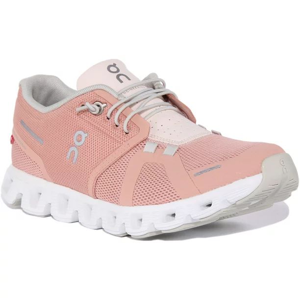 On Running Cloud 5 Women's Speed Lace Up Mesh Running Shoes In Rose Size 6.5 | Walmart (US)