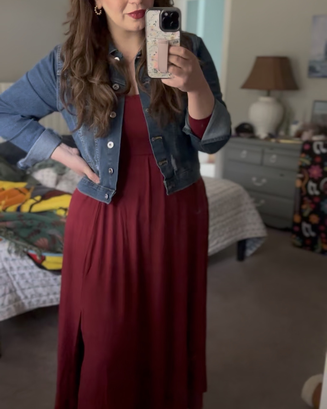 Wearing a size medium in the dress and jacket. So cute and comfy!

Wearing all Ilia Beauty- Super Serum Skin Tint SPF 40 in shade Formosa ST4, Rumba (40% off) on my lips, Skin Rewind Complexion Stick in shade Poplar 7W, Sunshift Cream Bronzer in shade Ray, and Multi-Stick A Fine Romance on my cheeks. 

Holiday Outfit, boots, size medium, girls night outfit, date night dress 

#LTKMidsize #LTKBeauty #LTKHoliday