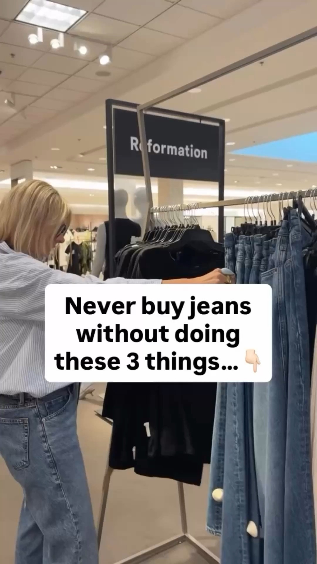 Shopping for jeans can feel like searching for a needle in a haystack 🧵—but it doesn’t have to! 

Here are the 3 things I always tell my clients before they start their search: 
1️⃣ Know your rise: High-rise? Mid-rise? Find the one that flatters your proportions. 
2️⃣ Focus on the fit at the waist and hips: A tailor can handle the rest, but these areas need to feel comfortable and supportive. 
3️⃣ Check the stretch: A good denim blend should have enough stretch to move with you but enough structure to hold its shape. 

Once you follow these, you’ll be well on your way to finding jeans that feel like they were made just for you! 💙 
Ready to ditch the guesswork? Let’s chat about personal shopping and styling services to make denim shopping effortless. 
#NeverBuyJeansWithoutDoingThis #DenimStyleMadeEasy #StyleConfidence #PersonalStyling #NashvilleStyle NashvilleStylist PersonalStylist