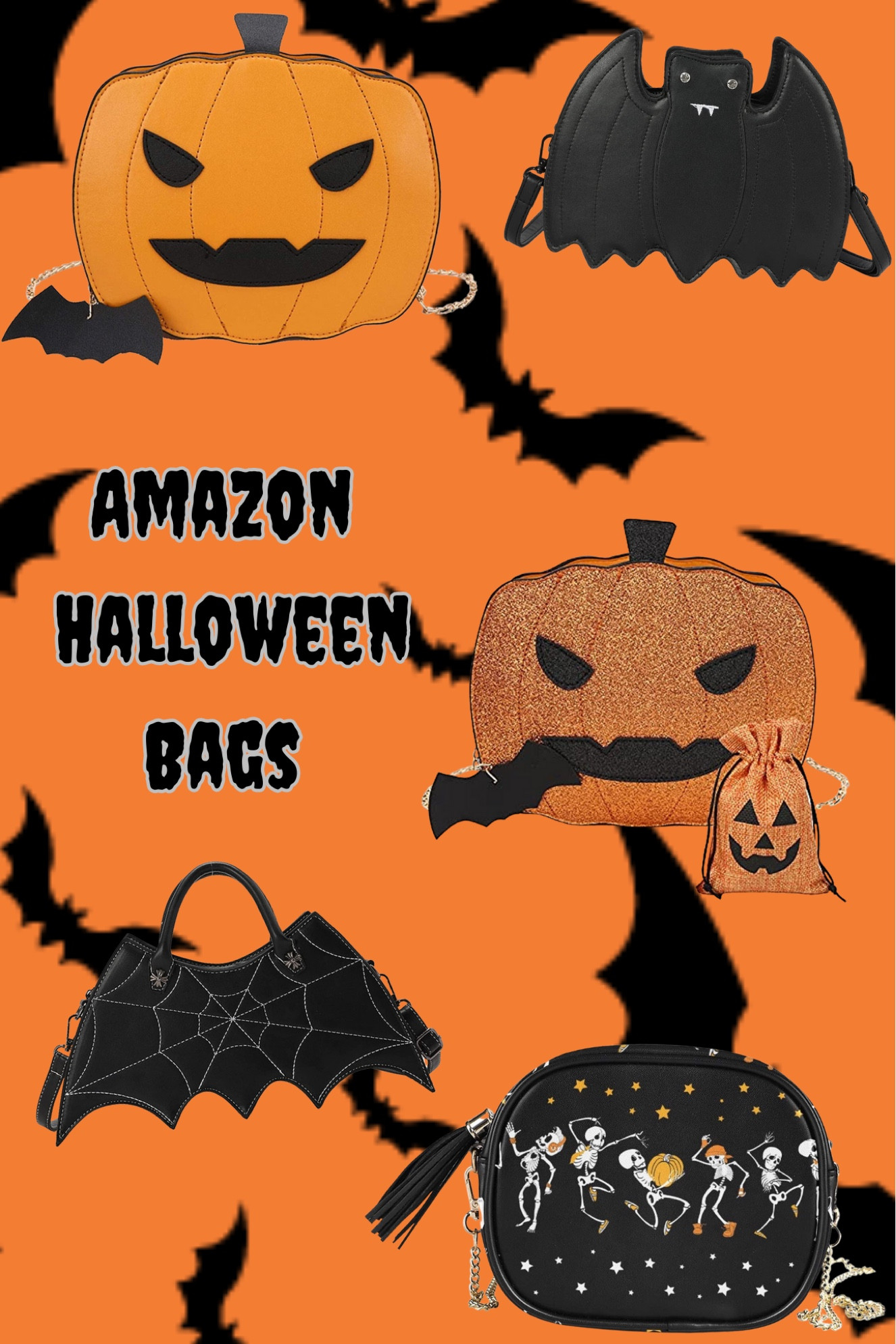 Amazon Halloween Bags 🎃🦇

#LTKunder100 #LTKSeasonal #LTKitbag
