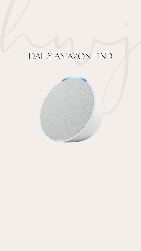 Amazon Daily Deal
Amazon Echo Pop Full Sound Compact Smart Speaker with Alexa 43% Off

#LTKfindsunder50 #LTKhome #LTKsalealert