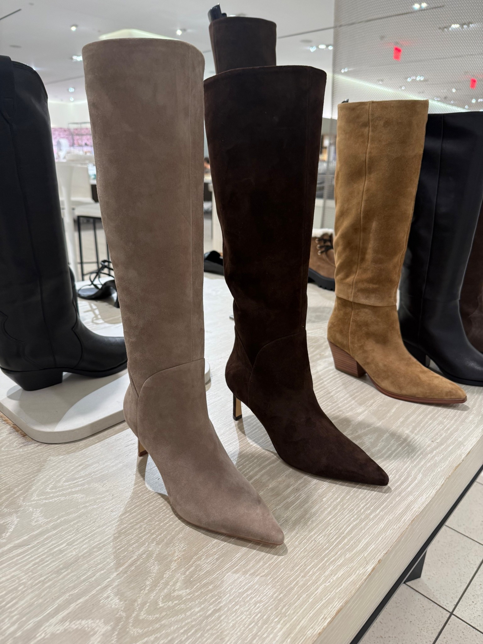 These  knee high boots are so sexy and classy. Love!