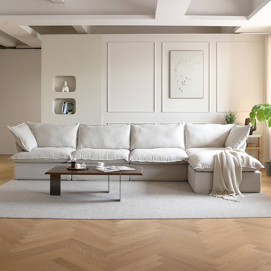 JACH L-Shaped Sectional Couches, Modular Sectional Sofas, Modern Couch Sofa with Chaise Ottoman, ... | Amazon (US)